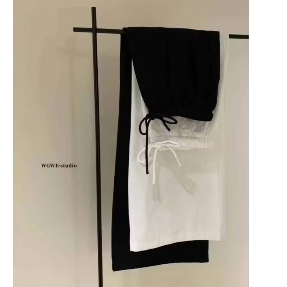 พร้อมส่ง✅️ จาก🇹🇭 TAG: WG.WE ✨️ 5007 กางเกง ขายาว เอวสม๊อค *มีกระเป๋าข้าง มีซับใน - รูปที่ 5