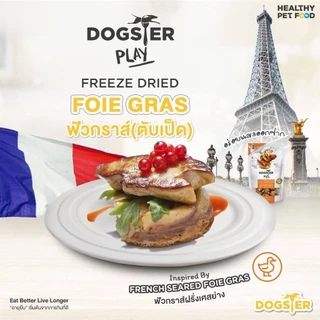 Dogster ขนมฟรีซดราย และผงโรยอาหาร สำหรับสุนัข เพื่อสุขภาพ