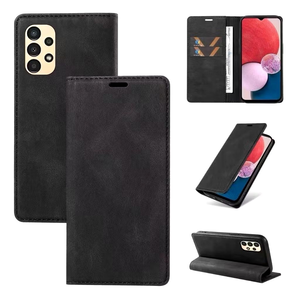 【รุ่นใหม่】เคสฝาพับหนัง สำหรับ Samsung A23 A53 A73 A52 A52S A33 A32 A32 4G A13 4G A72 A12 M12 A02 M02 A03 A02Sตั้งได้ - รูปที่ 4