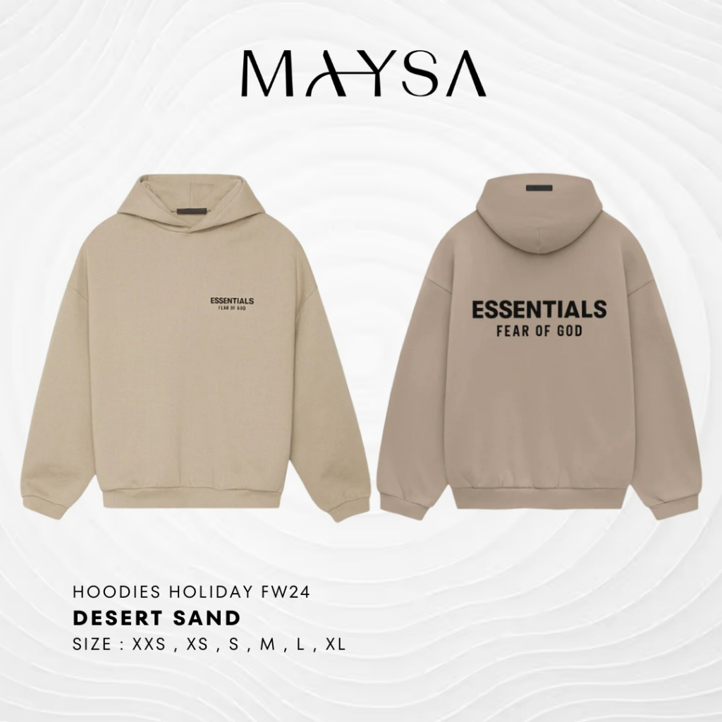 [สินค้าแท้100%] Essentials FW24 Hoodies ผ้านิ่ม ใส่สบาย สินค้าพร้อมส่ง - รูปที่ 3