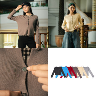 EVERYDAY - EVD Cardigan เสื้อคาร์ดิแกนผ้านิตติ้ง (Q)