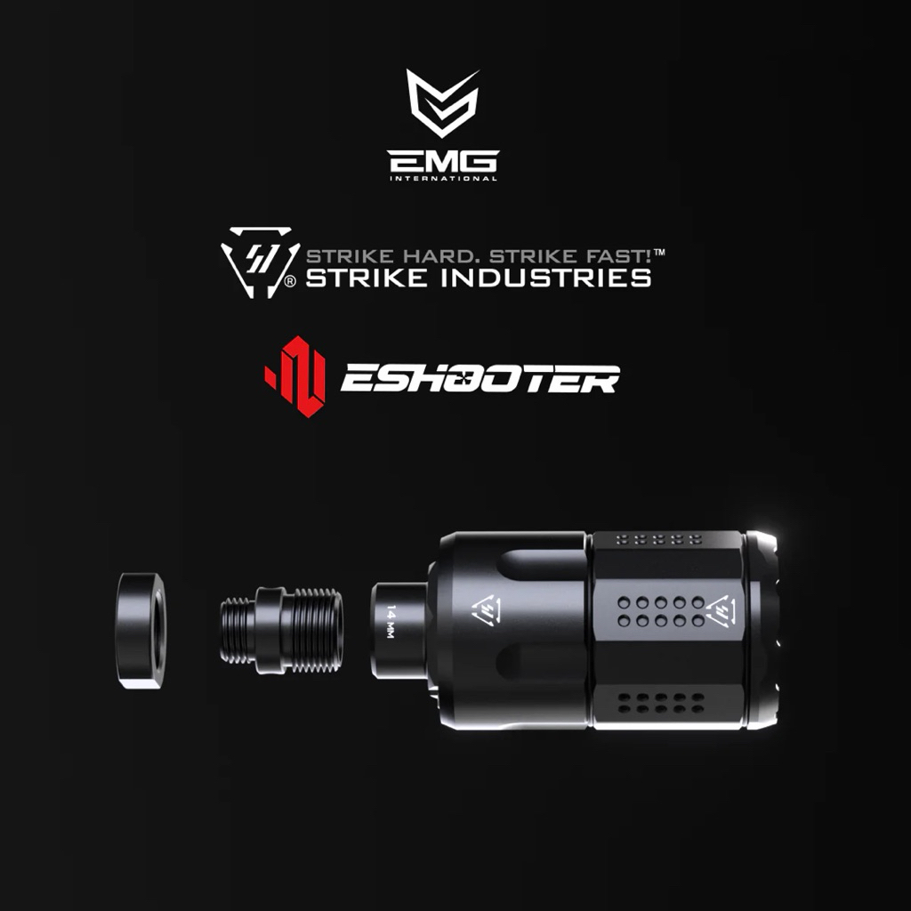 เครื่องพ่นลูกเรืองแสง Eshooter EMG x SI Linear Compensator Built-In Flare Mono Tracer Unit