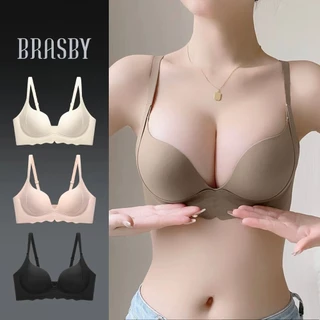 🎉Brasby🎉Support Shaping เสื้อชั้นใน ซัพพอร์ตหน้าอกได้ดีขึ้น บราไร้ขอบ รวมตัวกันขอบ บราไร้โครง BRA