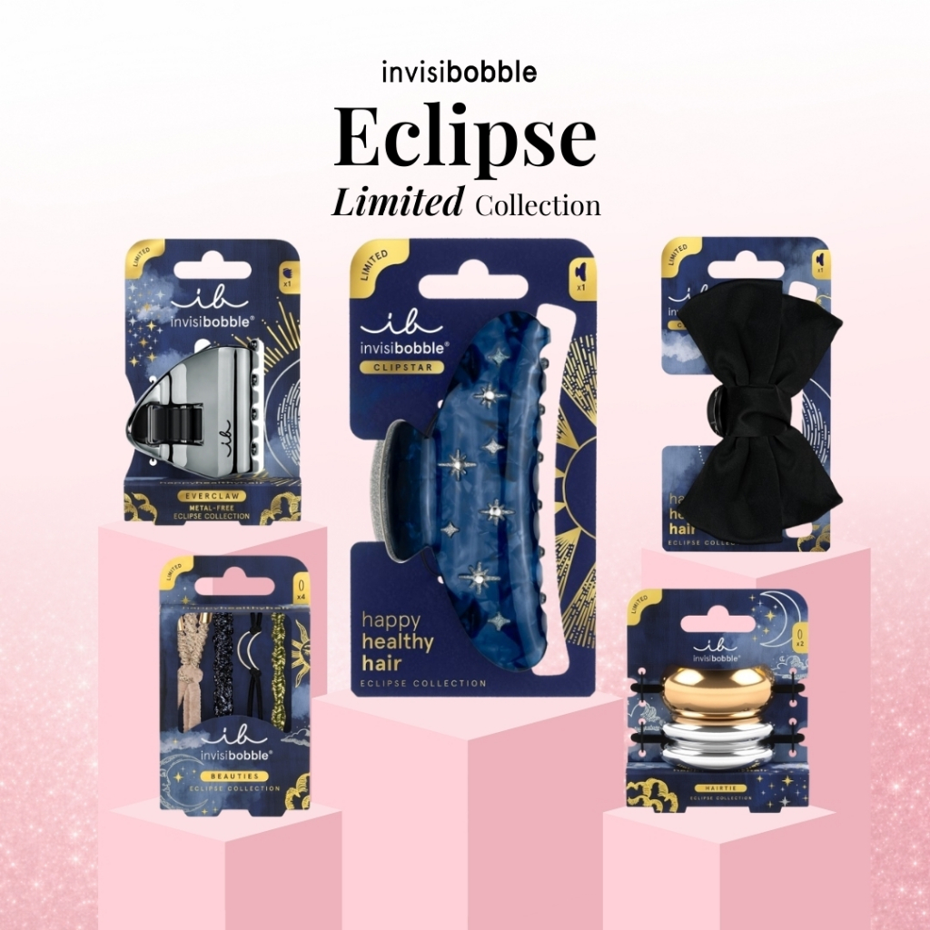 invisibobble Eclipse Collection | ยางรัดผม & กิ๊บหนีบผม ลิมิเต็ด ถนอมเส้นผม