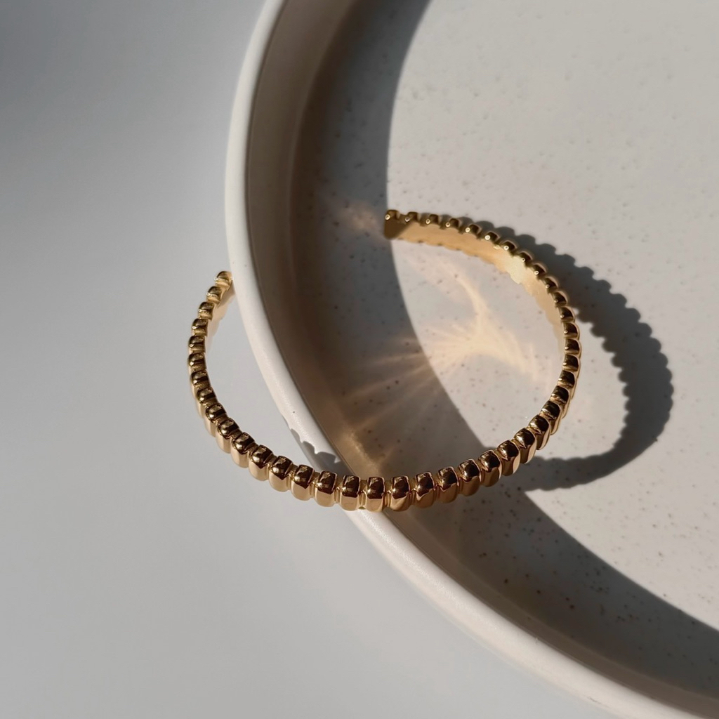 gigaglam chunky ribs bracelet | กำไลข้อมือไม่ลอก ไม่ดำ