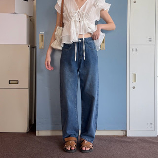 Kimmame - กางเกง รุ่น Mom Jeans 5 สี