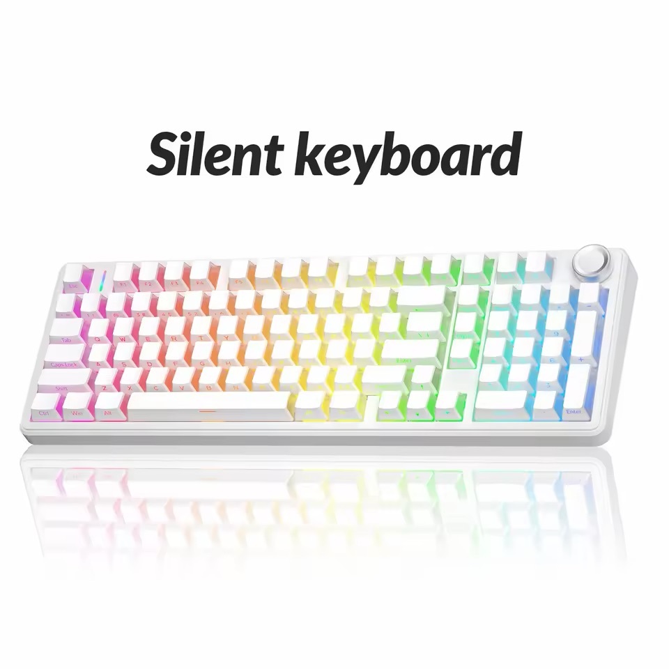 [it gaming_shop2] AULA F99PRO TRI-MODE RGB GASKET MECHANICAL KEYBOARD | คีย์ไทย | รับประกัน 2 ปี - รูปที่ 7