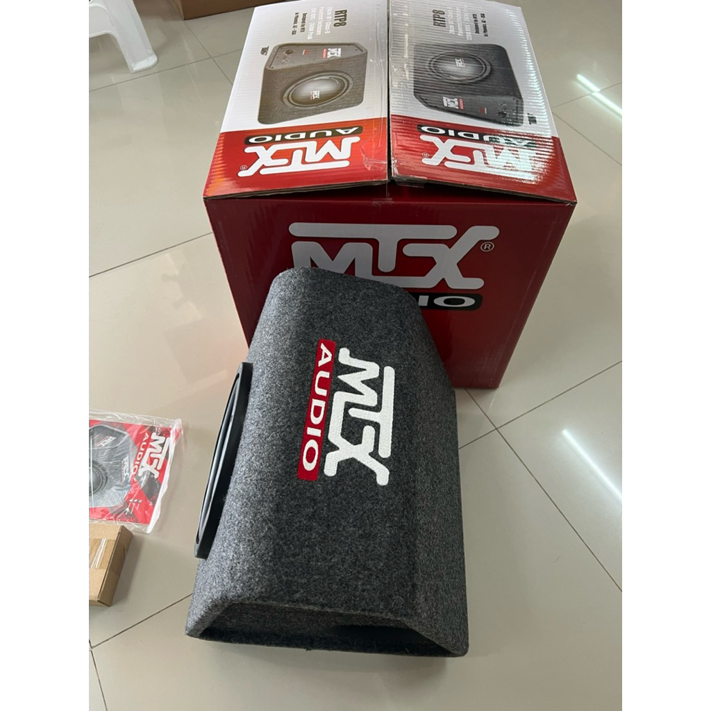 ใบละ 2995บาท BassBox ลำโพงเบส8นิ้ว มีแอมป์ในตัว ยี่ห้อ MTX ลำโพงเบสติดรถยนต์ ราคา ถูกที่สุด ดีลบีเคเค แกลเลอรีภาพที่ 3