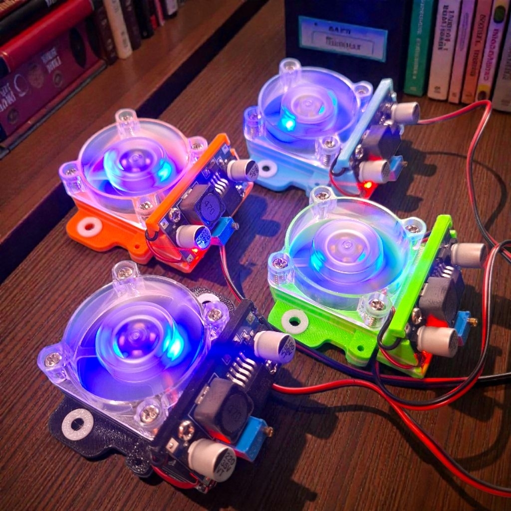 พัดลมแอมป์ ZK-ST21 ZK-ATPX1ชุดแต่งพัดลมซิ่ง ระบายความร้อน ครบชุดพร้อมน็อตยึดฟรี"