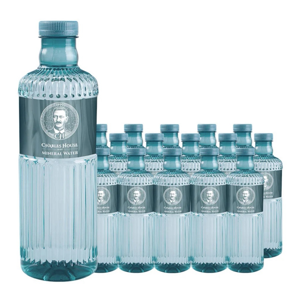 ชาร์ลส์ เฮาส์ น้ำแร่ 500มล. CHARLES HOUSE MINERAL WATER 500ml. 15ขวด พร้อมส่ง
