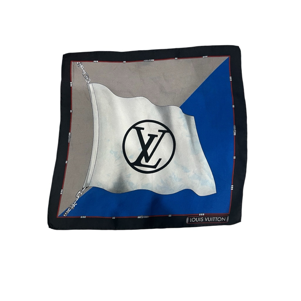 LOUIS VUITTON Scarf / Silk / Women's มือสอง ของแท้