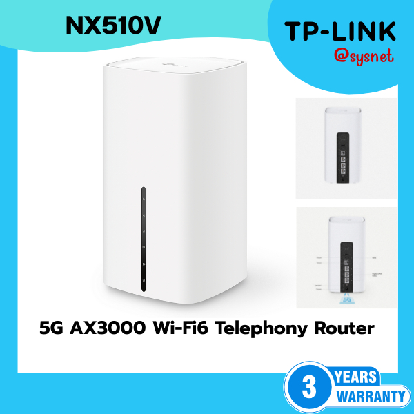 TP-LINK NX510v 5G AX3000 Wi-Fi6 Telephony Router