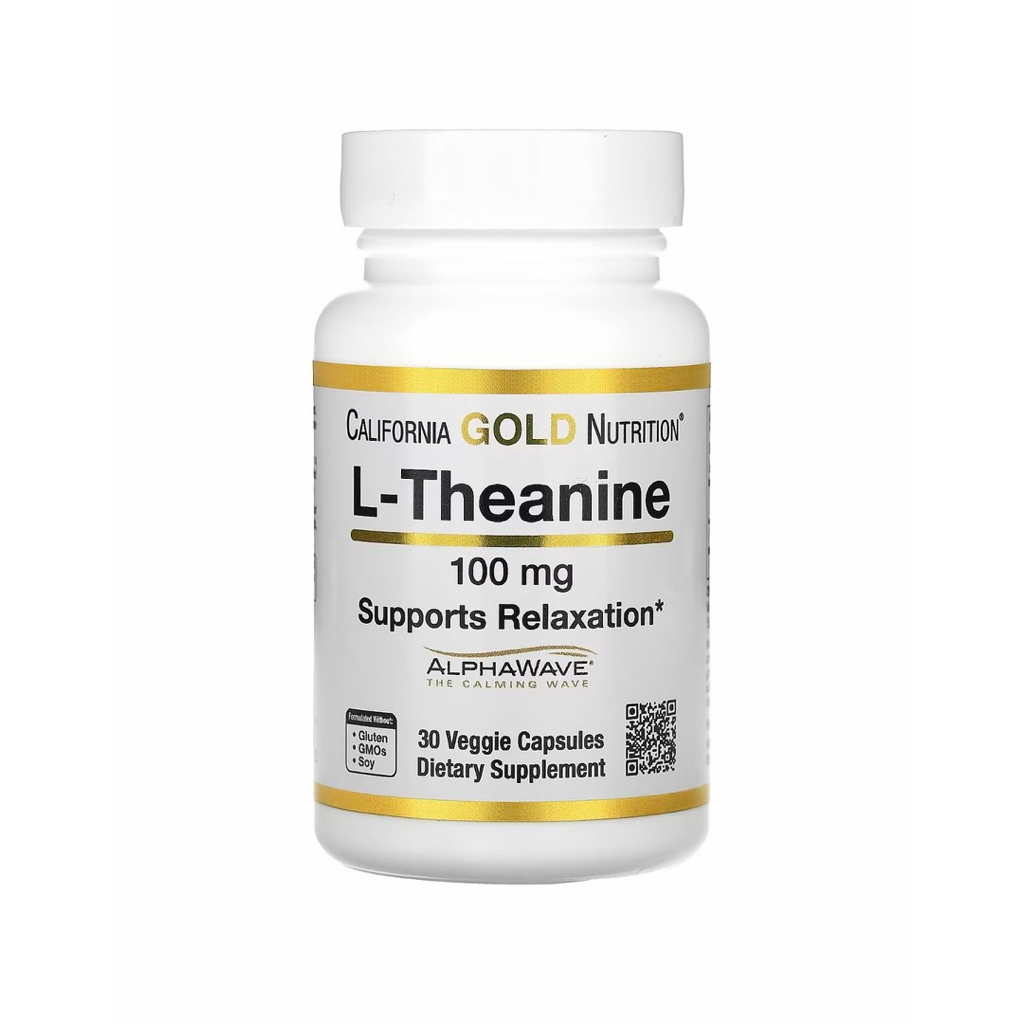 วิตามินลดความเครียด L-Theanine 100 MG ขนาด 30 เม็ด