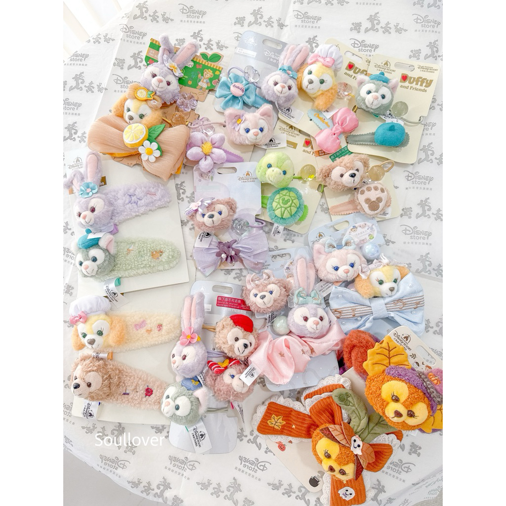 พร้อมส่ง กิ๊บยางรัดผม Duffy and friends ลิขสิทธิ์แท้จาก Shanghai Disney Land