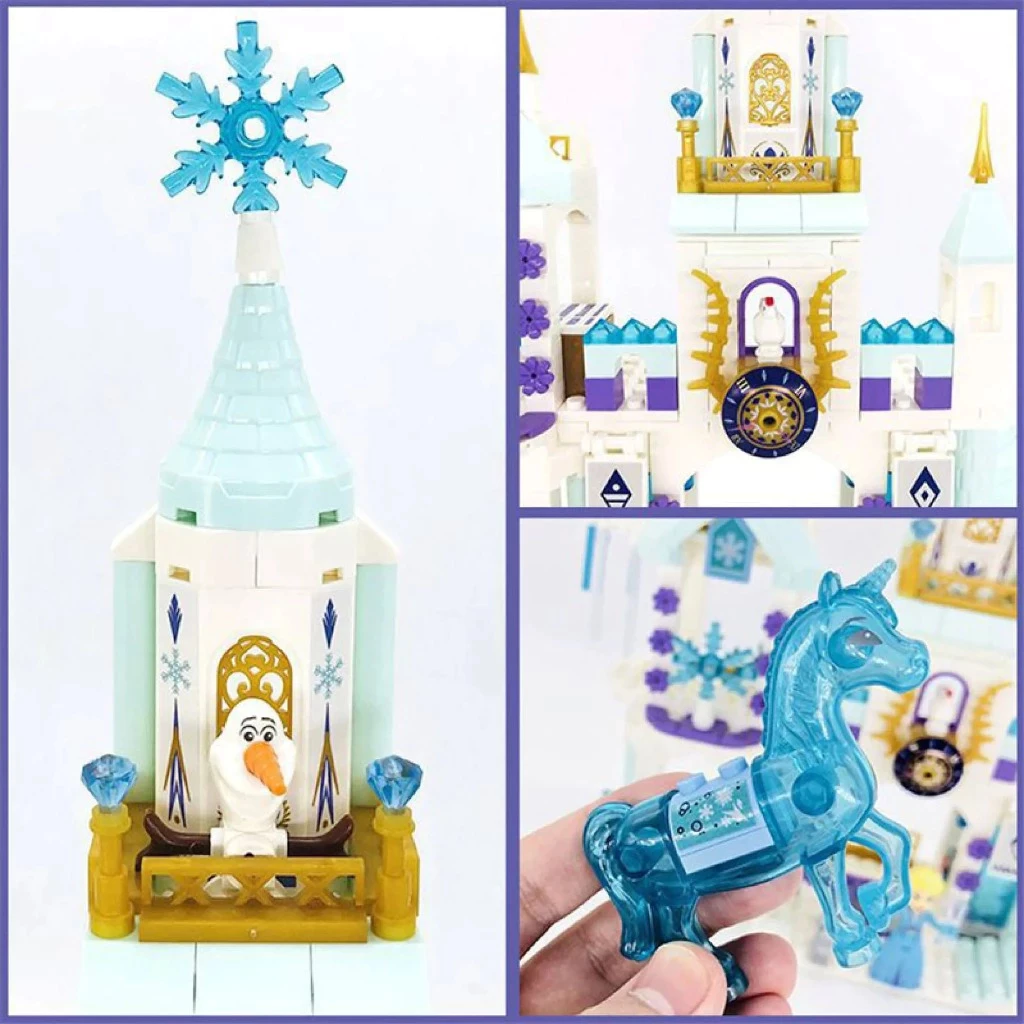 YUNLEO ชุดบล็อกตัวต่อ ICE CASTLE ปราสาทเจ้าหญิง thumbnail 7