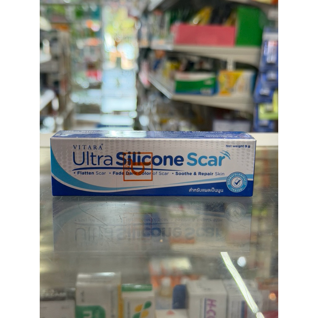 VITARA ULTRA SILICONE SCAR ไวทาร่า อัลตร้า ซิลิโคน สการ์ (ส.DERMATIX) สำหรับแผลเป็นนูน