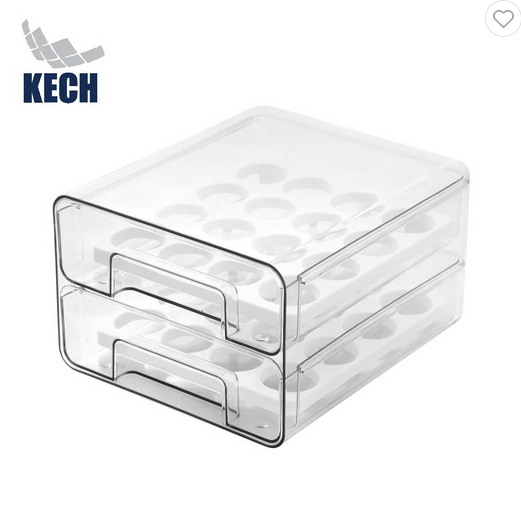 กล่องลิ้นชักเก็บไข่ 2 ชั้น 32 ฟอง KECH FROSTY