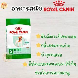อาหารสุนัข Royal Canin Mini Adult โรยัล คานิน สุนัขโตพันธุ์เล็ก  (น้ำหนักโตเต็มวัย 1 - 10 ก.ก.) อายุ 10 เดือน-8 ปี