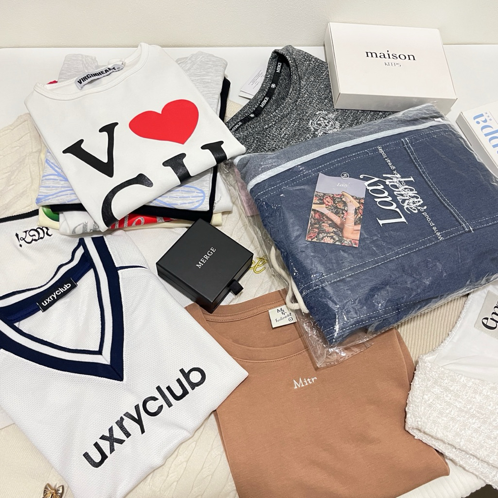 YKC09 ส่งต่อเสื้อผ้าแบรนด์ไอจี ♡ cintage · vgh · uxryclub 💖 พร้อมส่ง