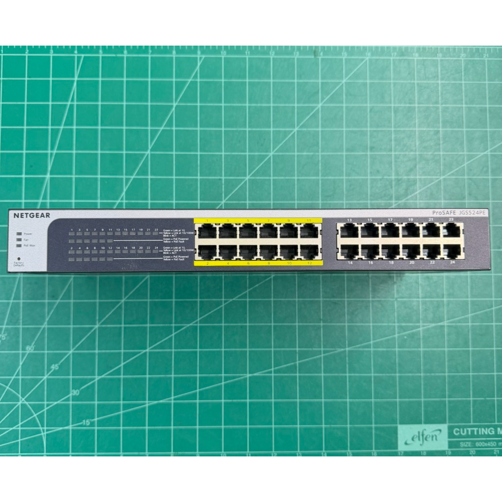 Network Switch POE Nergear ProSAFE JGS524PE (Manage switch POE)