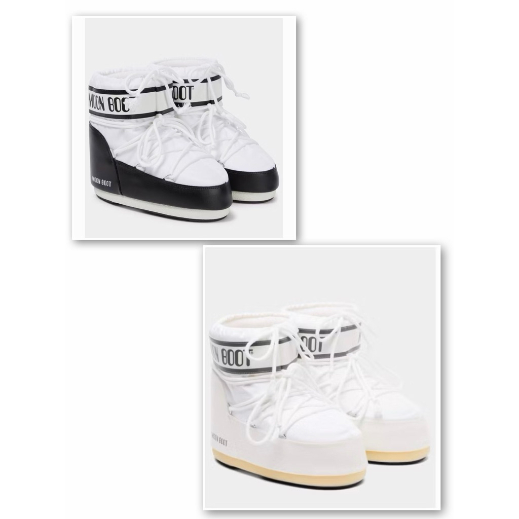 พร้อมส่ง Moon Boot ข้อสั้นสีขาว Woman