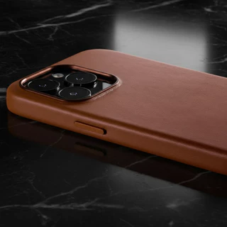 A115 FOR IPHONE 16 หนังแท้ เคส กันกระแทก Leather วางชาร์จได้ MS CASE FOR IPHONE 12 13 14 15 PRO MAX PLUS