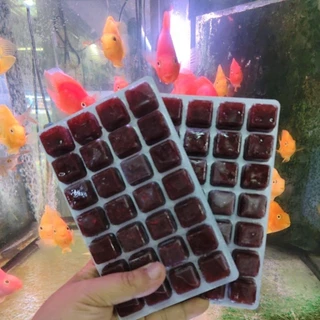 หนอนแดงแช่แข็ง BLOODWORM SEAGULL 100 กรัม เงินแดง 1แพ็คมี 28 หลุมExpress Delivery (SHP Food) เท่านั้น