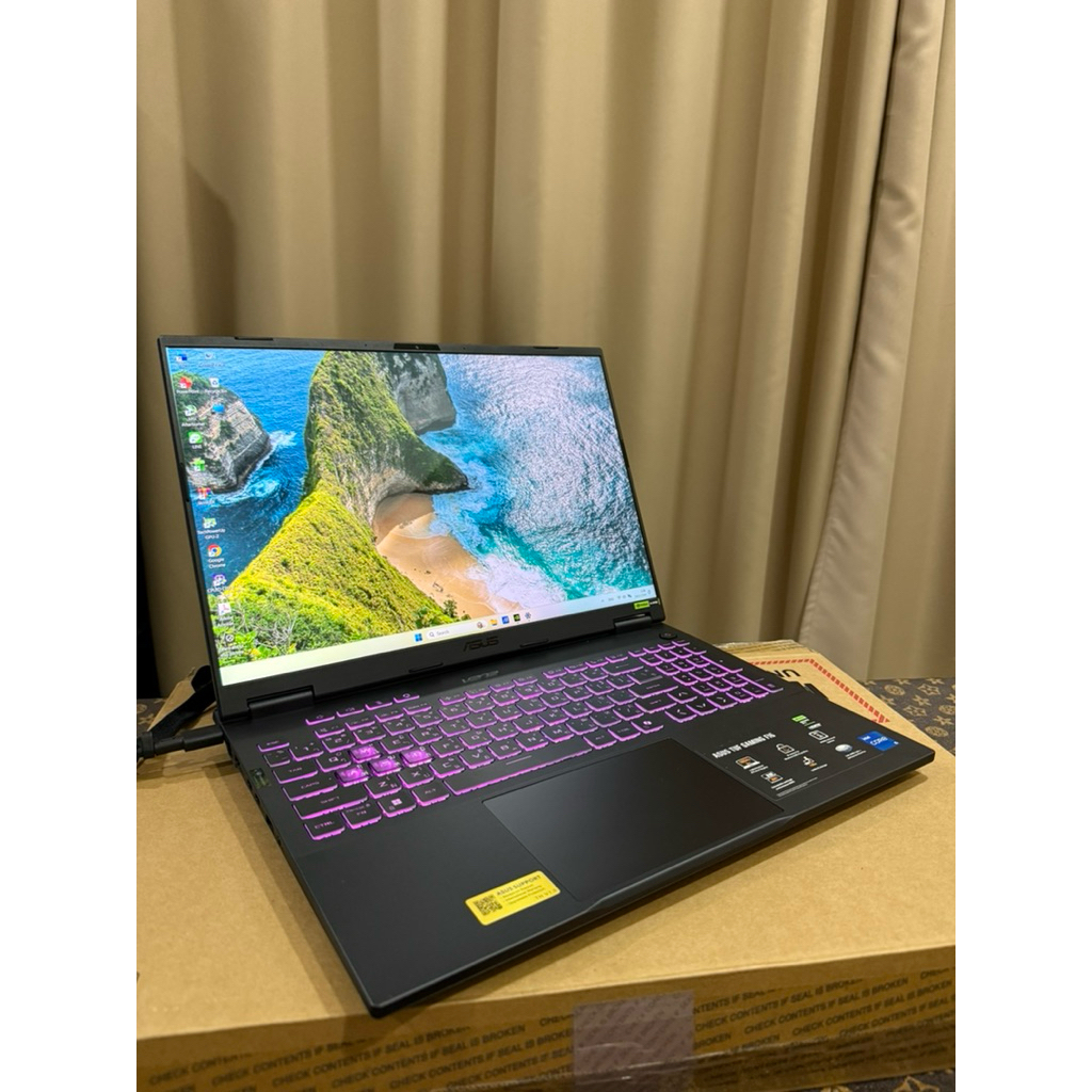 ASUS TUF Gaming F16 FX608JM-RV008W แรงมากก RTX5060 ปกศ.ยาวๆ อัพเกรดRamและฮาร์ดดิสให้แล้ว สอบถามได้คร