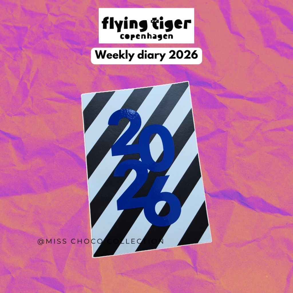 Flying Tiger Copenhagen | Weekly Diary 2026 แพลนเนอร์สุดคิ้วท์จาก Flying Tiger Copenhagen แบรนด์ไลฟ์