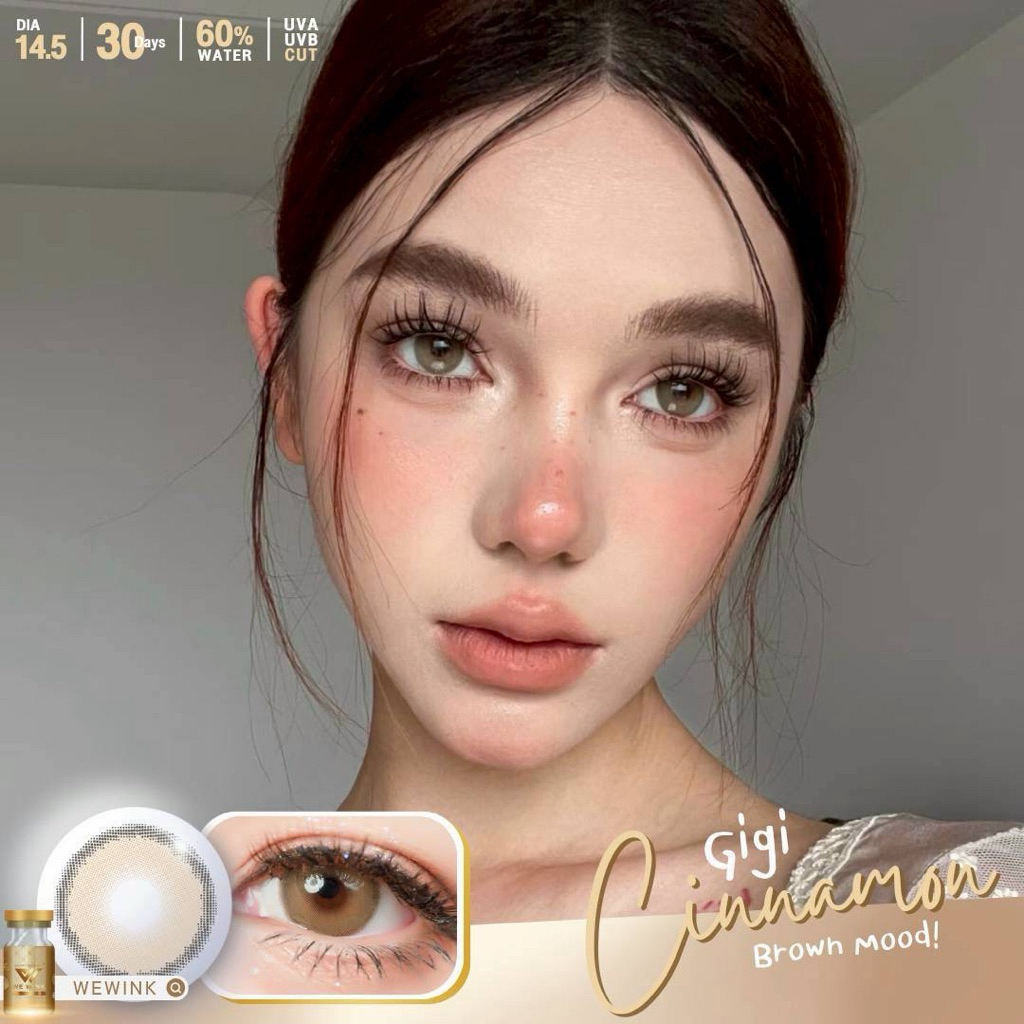 🔥คอนแทคเลนส์ ✨ขนาดกลาง✨ Gigi Cinnamon (We Wink)