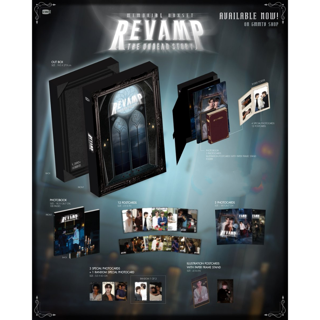🚚（พร้อมส่ง）REVAMP THE UNDEAD STORY MEMORIAL BOXSET #GMMTV BOUNPREM บุ๋น เปรม Boun Prem