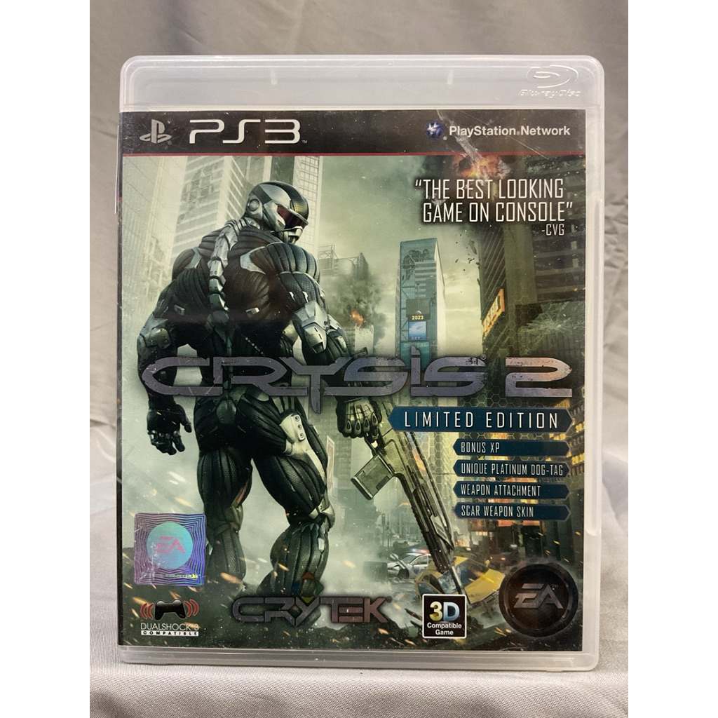 แผ่นแท้ [PS3] [English] Crysis 2 (Limited Edition) (Zone 3 Asia/US) (BLAS-50324)