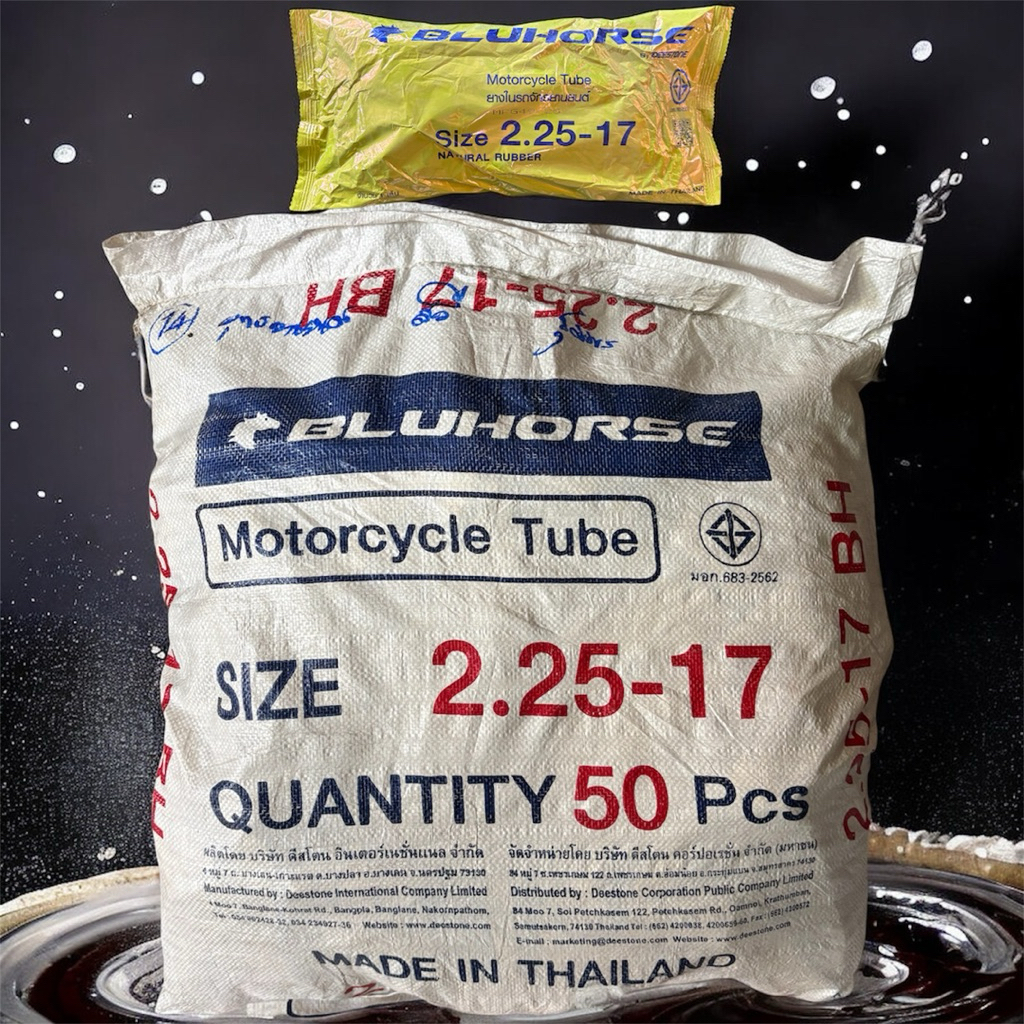ยางใน BLUHORES(ยกสอบ50เส้น) ขอบ 14,17 ผลิตโดยโรงงานเดียวกับ Deestone