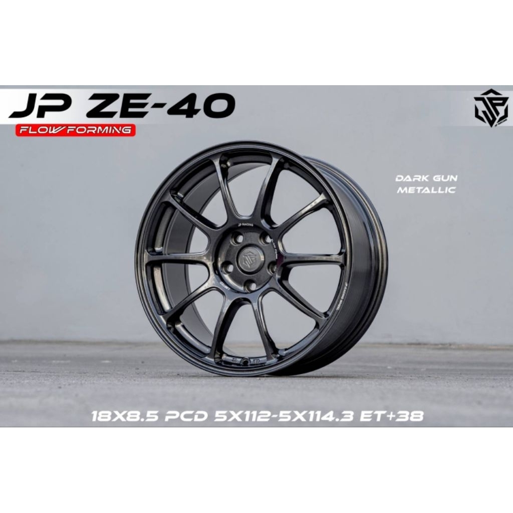 ล้อZE-40 (ล้อเบา)18x8.5 /5x112 -114.3/ ET+38(งานJP รับประกัน 1ปี)