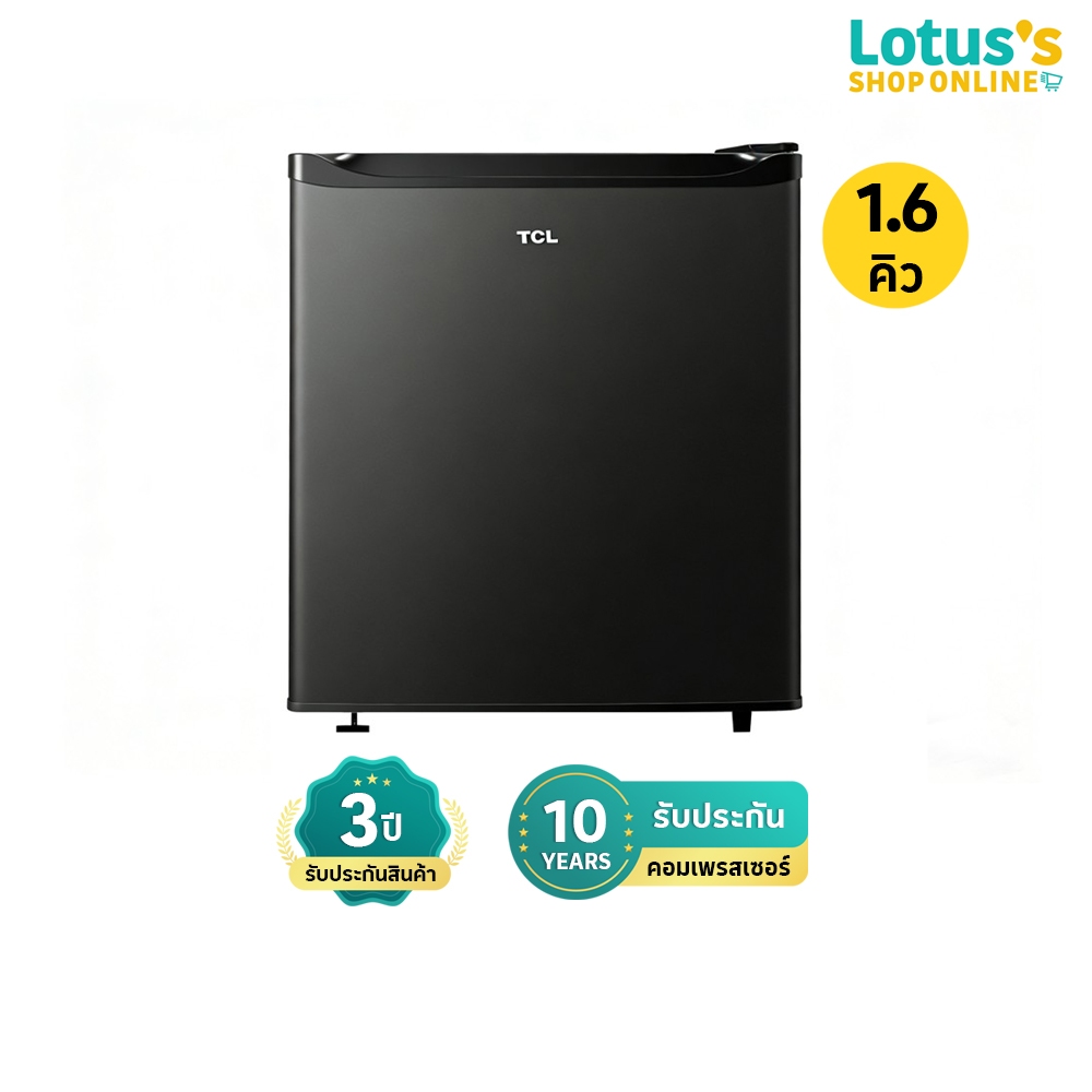 ทีซีแอล ตู้เย็นมินิบาร์ ขนาด 1.6 คิว สีดำ รุ่น RT04XFSDB TCL MINI BAR REFRIGERATOR 1.6Q BLACK MODEL RT04XFSDB