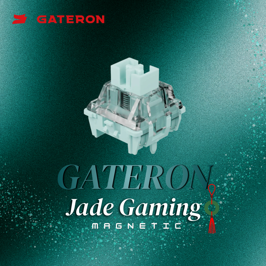 (พร้อมส่ง) GATERON Magnetic Jade Gaming HE Switch
