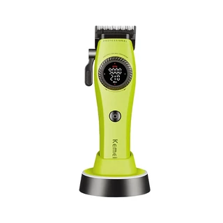 KEMEI km1735 ปัตตาเลี่ยนตัดผมไร้สาย Brushless ปรับระดับรอบได้ 9000รอบ มีจอlcd บอกค่าสถานะ