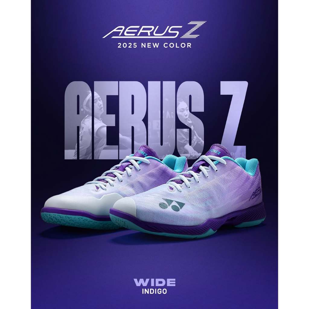 รองเท้าแบดมินตัน YONEX รุ่น AERUS Z สี INDIGO