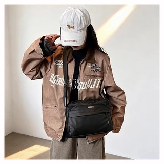 B-2774🔥กระเป๋าสะพายข้าง สไตส์นี้เท่มาก แฟชั่นมาใหม่ แฟชั่นฤดูใบไม้ผลิต ฮิตมากตอนนี้ เข้ากับทุกการแต่งกาย BLHNY