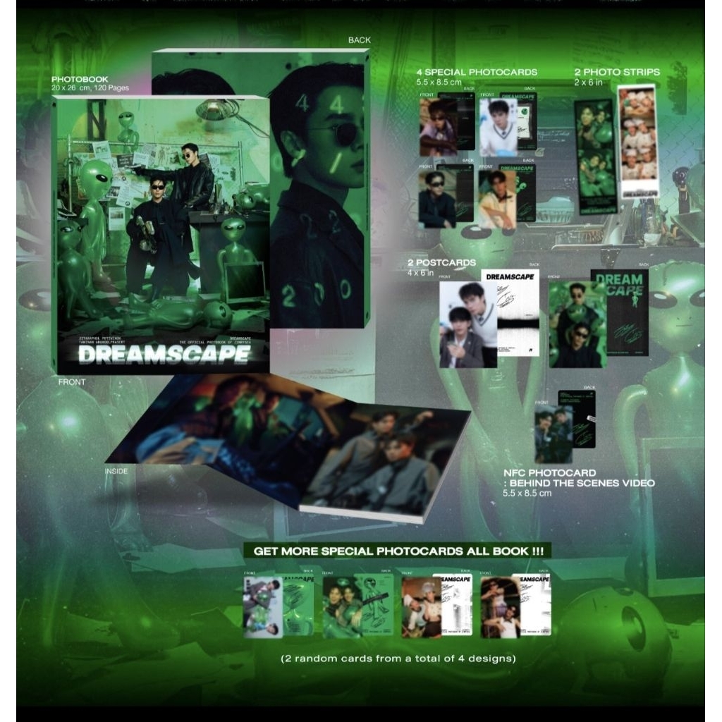 [พร้อมส่ง]​ GMMTV Photobook JIMMYSEA​ DREAMSCAPE​ แบบแบ่งขาย