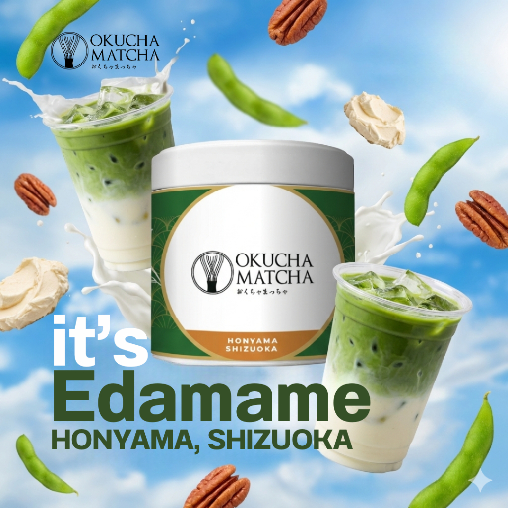 [New]  Honyama Ceremonial จังหวัดชิซูโอกะ  [For Clear Matcha] 30g  เเบรนด์ Okucha Matcha