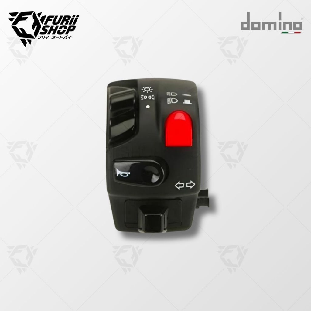 สวิตซ้าย Domino Racing รหัส 0060AA.9A.04-04 [ Universal Italy แท้ 100% ]