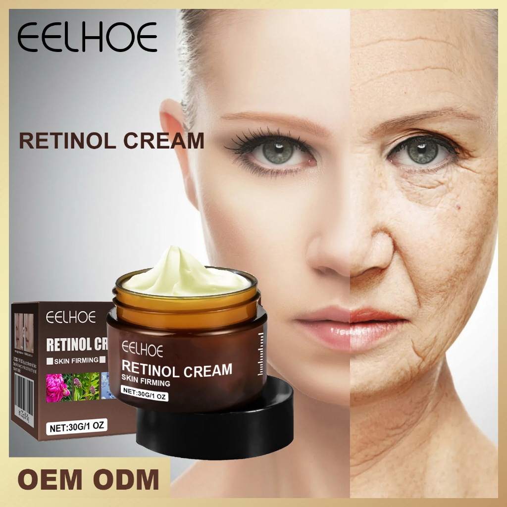 EELHOE ครีมเรตินอลต้านวัย 39g, Firms & Lifts, Brightens Dull Skin, Deeply Hydrates, Reduces Fine Lines, Gentle Formula