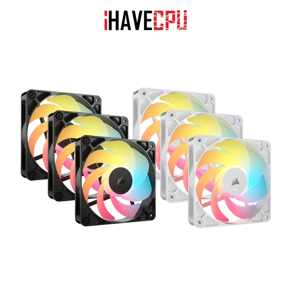 พัดลม (fan) iHAVECPU CORSAIR RS120-R RGB TRIPLE PACK ARGB