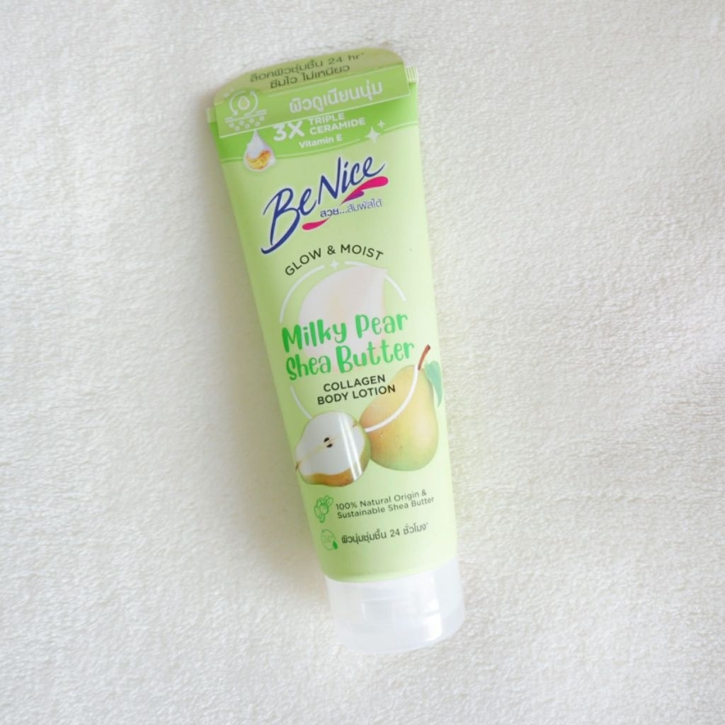 Benice บีไนซ์ มิลค์กี้ แพร์ เชียร์ บัตเตอร์ บอดี้ โลชั่น 170 มล.