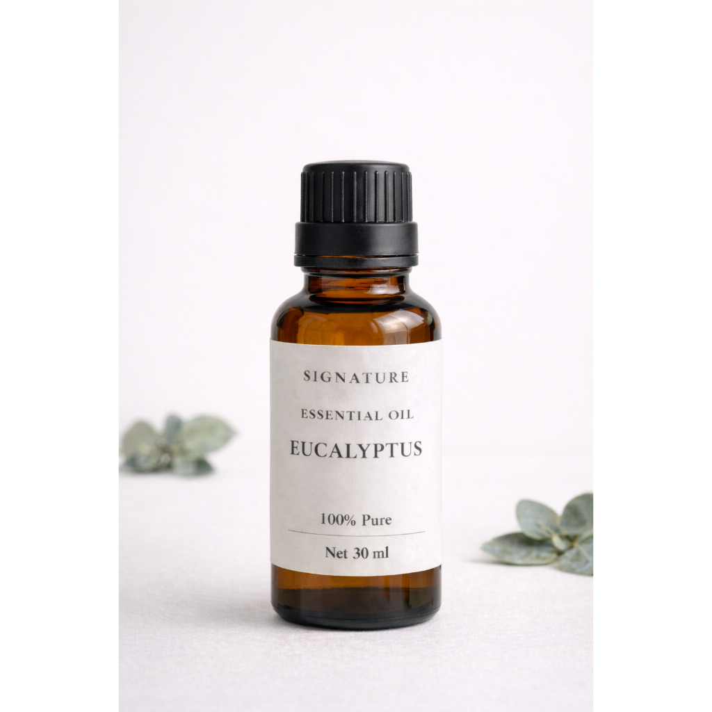 Signature Eucalyptus Essential Oil 30ml น้ำมันหอมระเหยยูคาลิปตัส 100% Pure สดชื่น โล่งสบาย ส่งฟรี