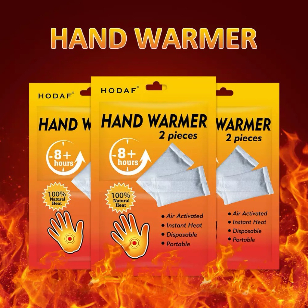 Hot pack 1 ห่อ 2 ชิ้น ถุงร้อนเพิ่มความอบอุ่น แก้หนาว