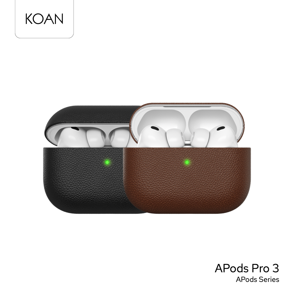 KeyBudz เคสหนังกันกระแทก Artisan Leather Case ใช้สำหรับ AirPods Pro 3