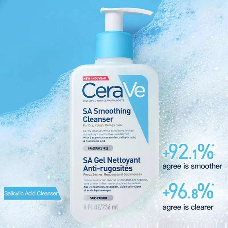 Cerave SA Smoothing Cleanser / Renewing SA Cleanser 236ml