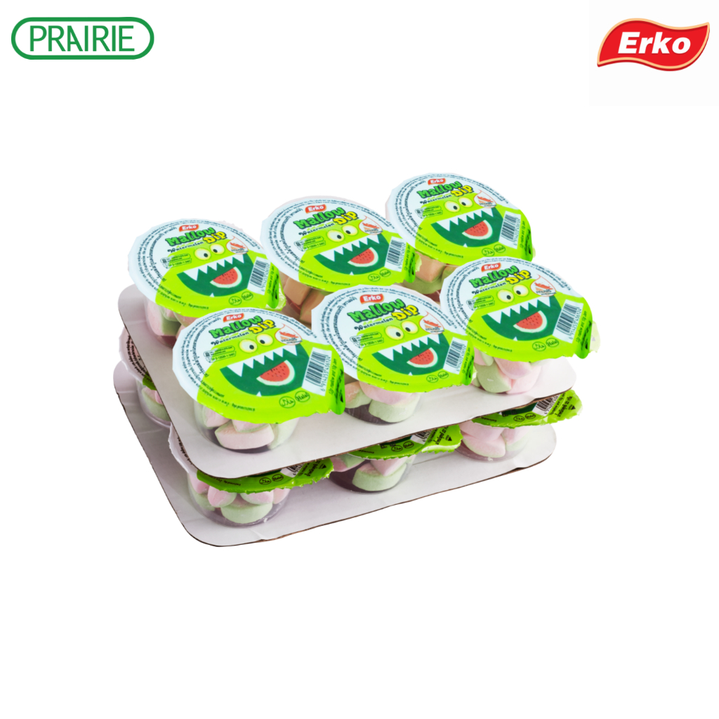 เออโก้ ดิพ แมลโลว์ รสวอเทอร์เมลอน 22ก. / Erko Mallow Watermelon dip with Jam 22g.